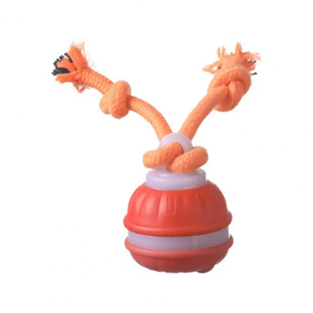 Smart Automatic Moving Ball Squeaky Dog Toy with Motion Sensor Compact Dog Ball USB Charging Interactive Rolling Pet Toy